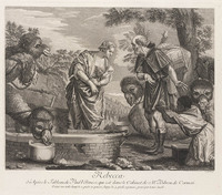KG 14682
<br/>
Rebecca en Eliezer bij de bron
<br/>
<em>Jacob, Louis (1712-1802)</em>